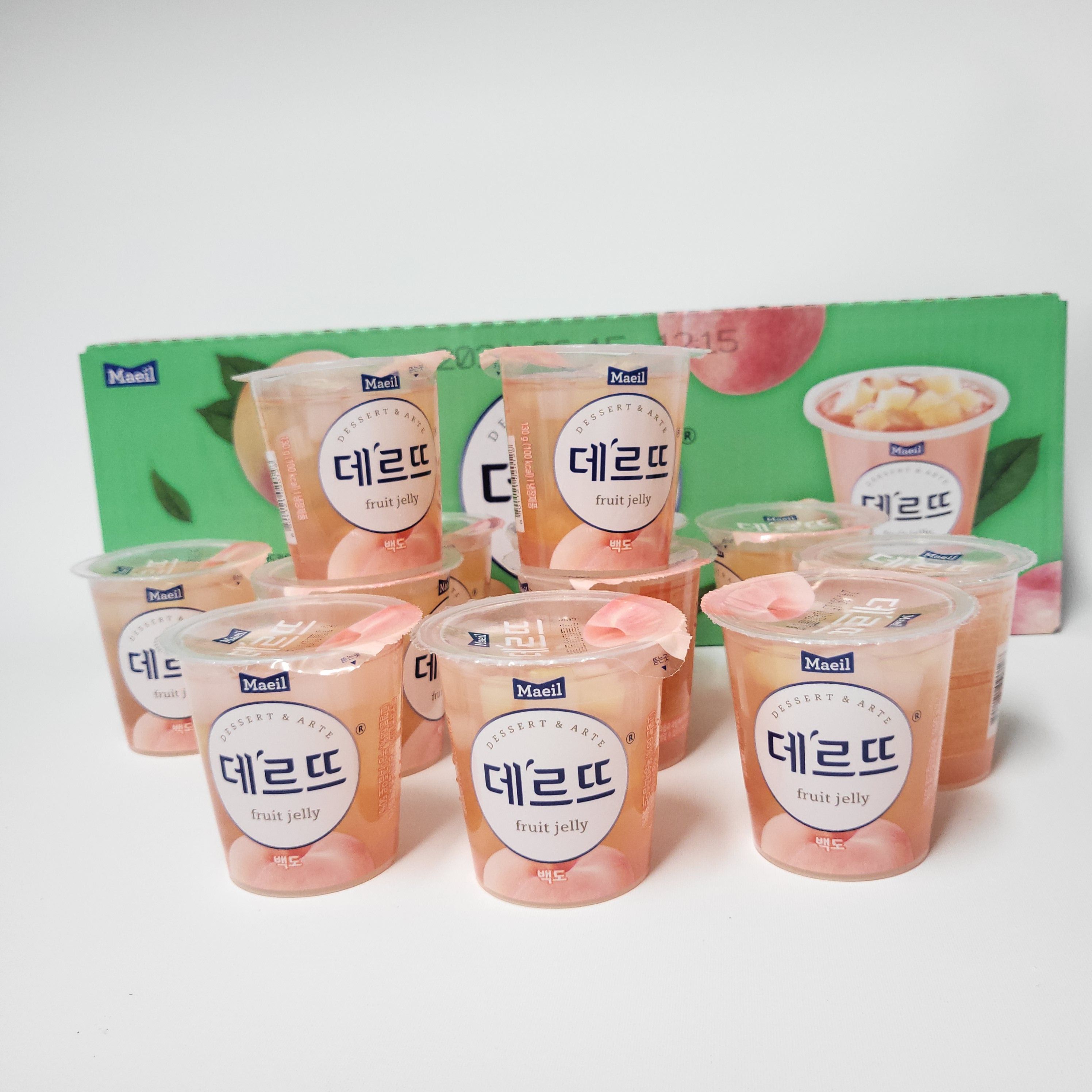 코스트코 매일유업 데르뜨 과일 백도 떠먹는 젤리 130g x 12개 코스트코 - 상세 이미지 4