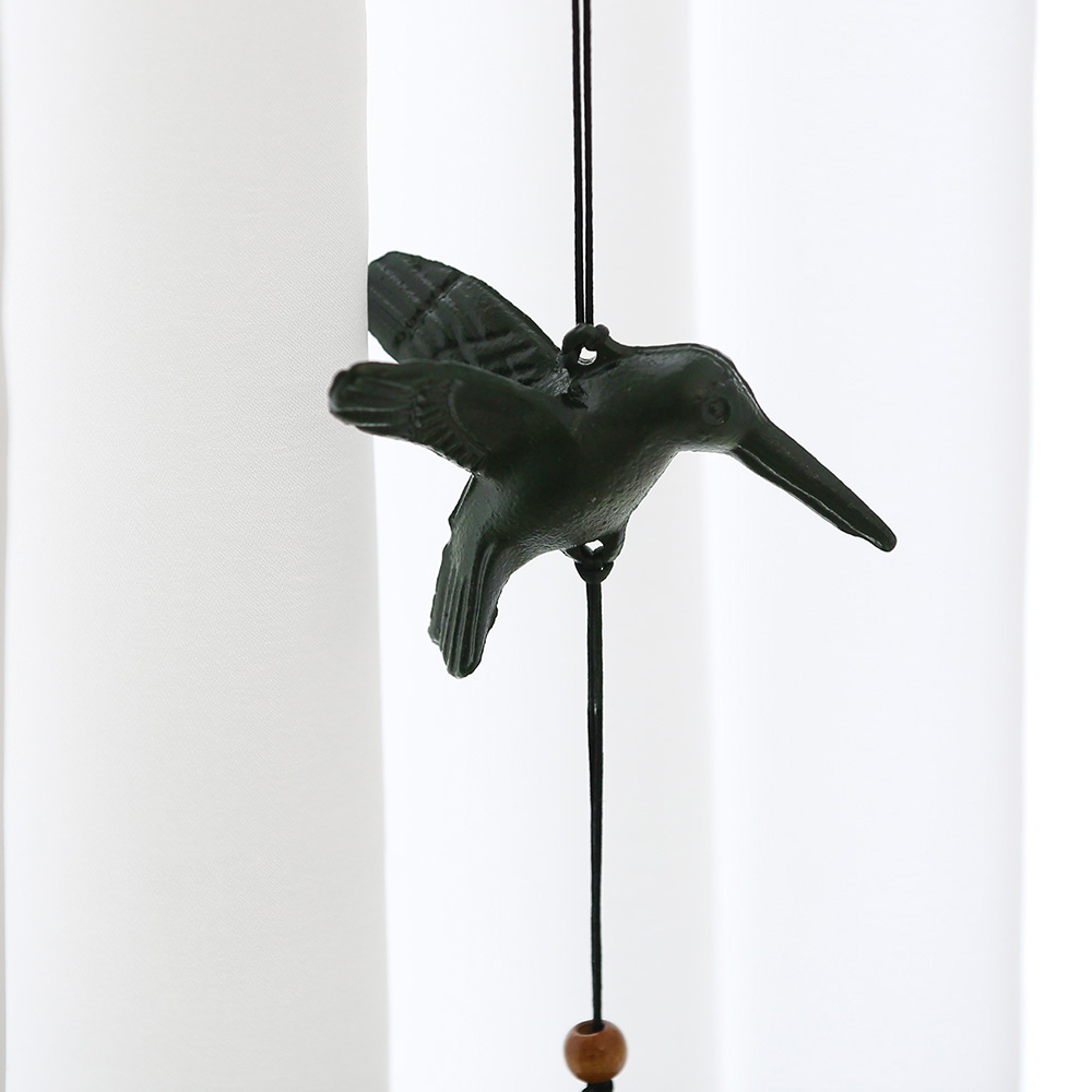 버드 하모니 엔틱 주물 출입문 도어벨 처마 일본 현관 문종 풍경 종 장식 윈드차임 B타입