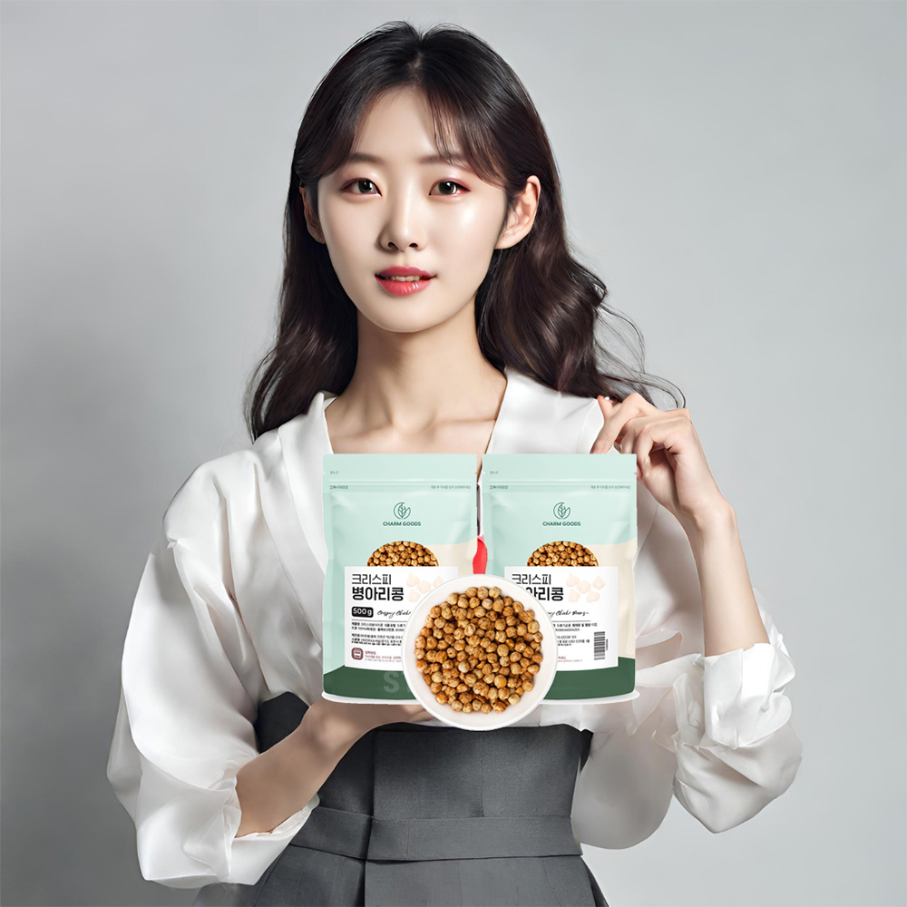 볶은 병아리콩 효능 크리스피 2팩 1kg - 상품 이미지