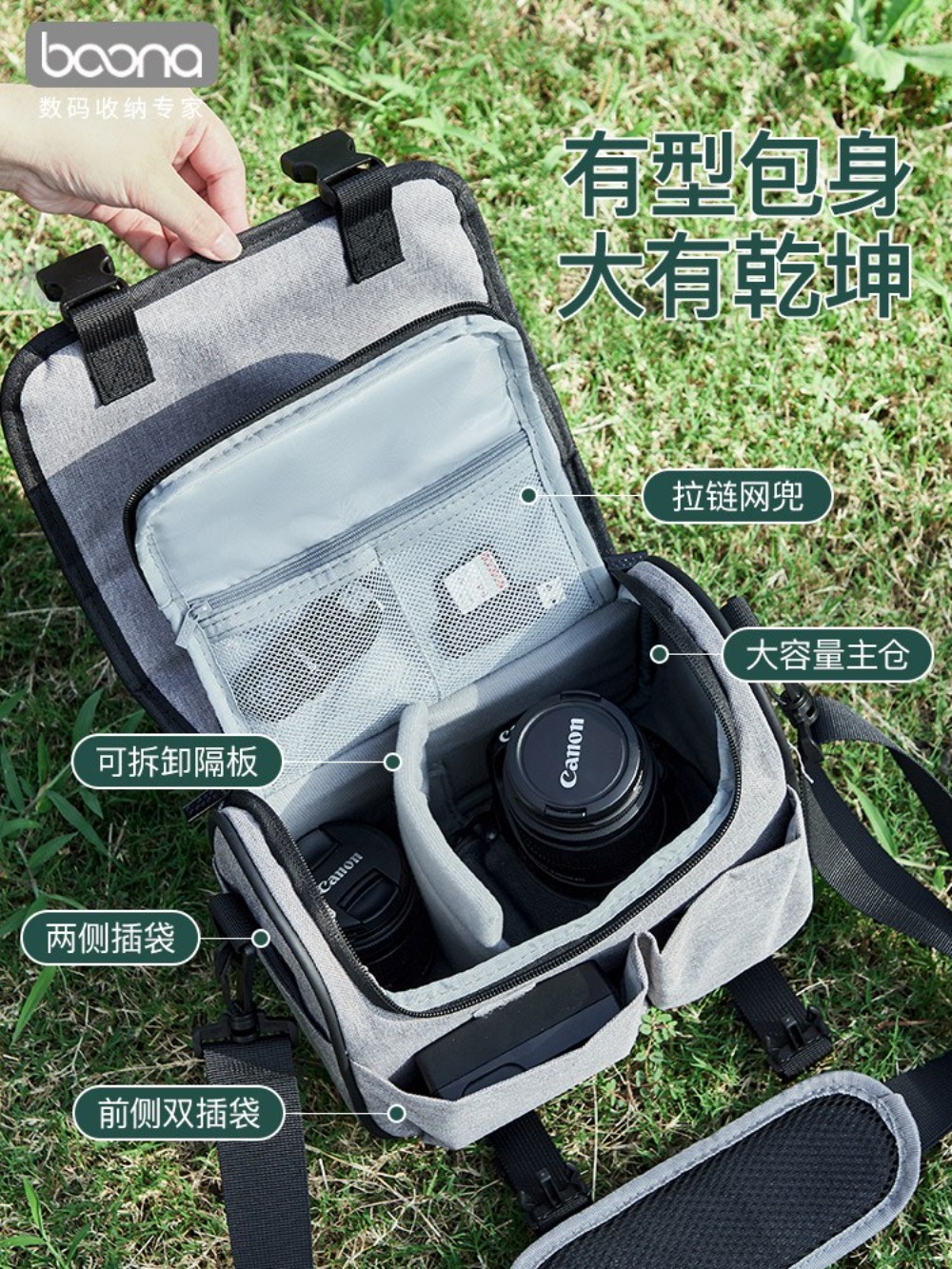 디카파우치 보호 가방 여행 커버 케이스 경량 카메라가방 휴대용 카메라 소형 - 상세 이미지 4