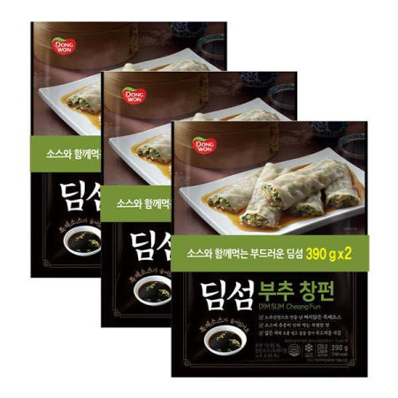 동원 딤섬 부추창펀 390g x 6봉 딤섬 야식 간