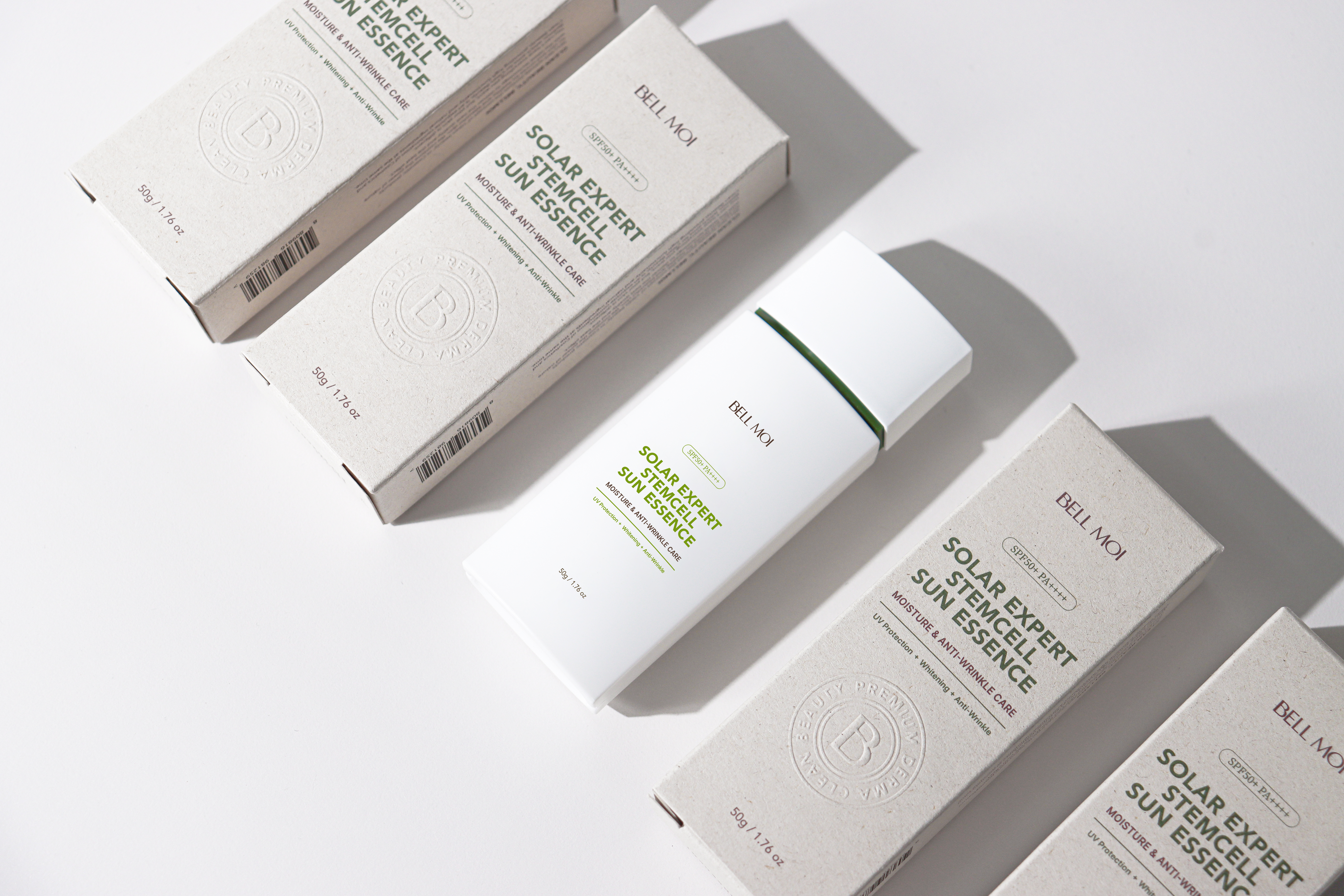 벨모이 솔라 엑스퍼트 스템셀 선에센스, 촉촉한 선크림 50ml, 3개 이미지 6