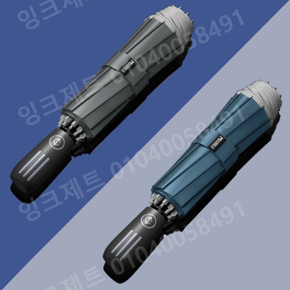 3단 자동우산 거꾸로 LED 조명 야간 반사 안전 가족 - 상세 이미지 2