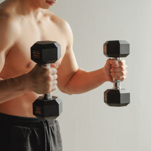 멜킨 고무 육각 덤벨 8kg 홈트레이닝 헬스장 크로스핏 운동 기구 근력 ... 운동러 솔직 후기 | 실사용 리뷰 - 상품 이미지 4