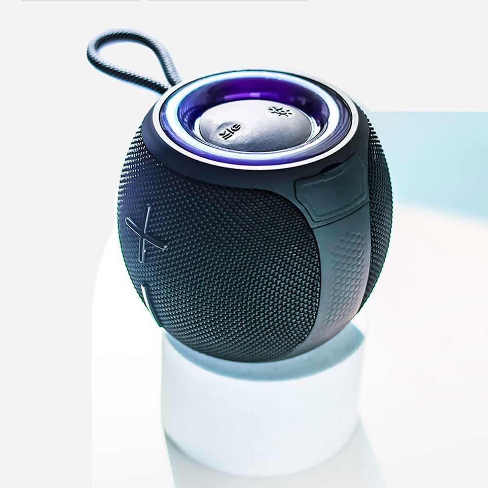 휴대용 LED 블루투스 스피커 TWS 방수 포터블 캠핑 자전거 탁상 테이블 컴퓨터 침실 - 상세 이미지 2