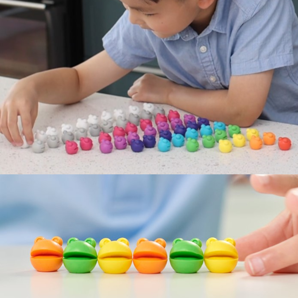 넘버블럭스 숫자 세기 넘버블랍 수세기 120 pcs 색인지 패턴놀이 기초 수학 놀이 완구 - 상세 이미지 5