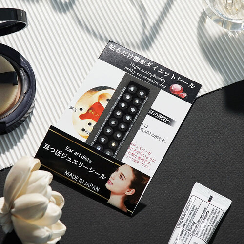 와사비네코 미미츠보 붙이는 귀걸이 스티커 귀안뚫는귀걸이 M