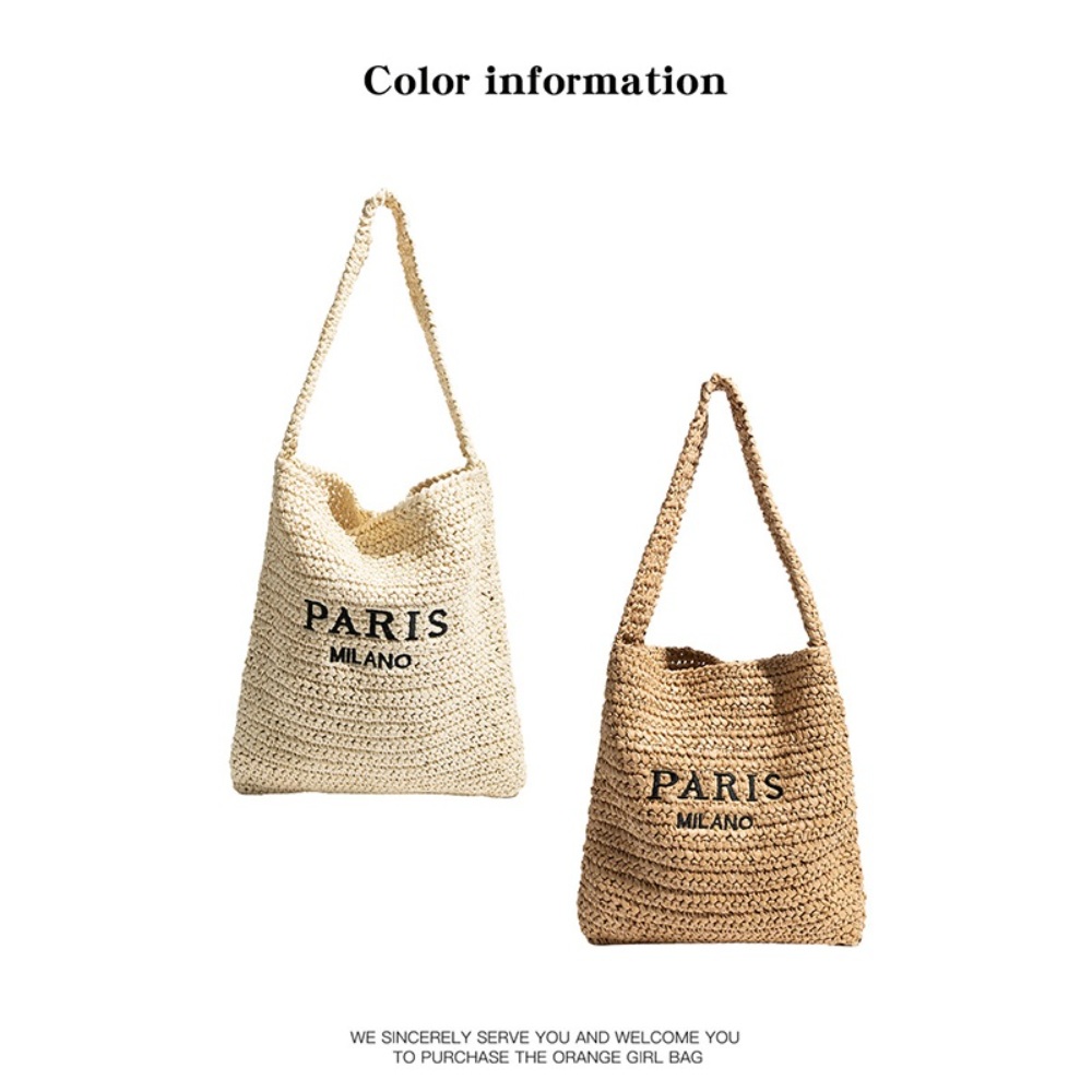 여름 에코백 네트백 소풍 꾸안꾸백 위빙백 - 상세 이미지 3