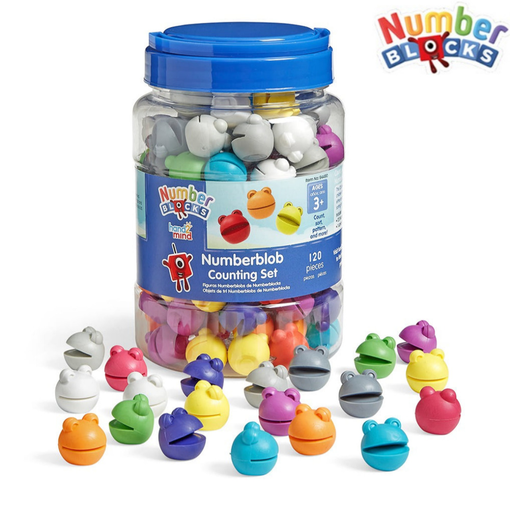 넘버블럭스 숫자 세기 넘버블랍 수세기 120 pcs 색인지 패턴놀이 기초 수학 놀이 완구