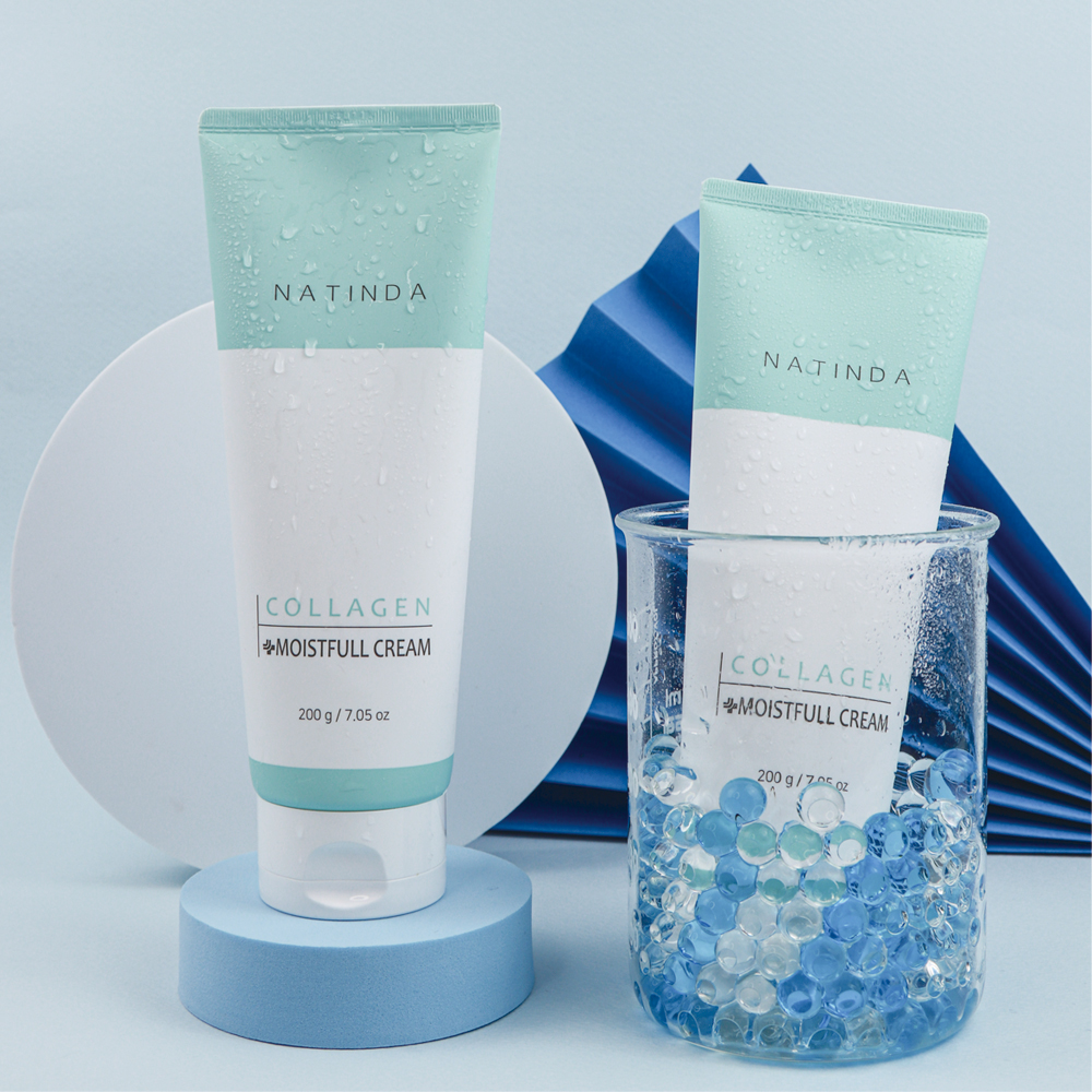 대용량 수분크림 나틴다 콜라겐 수분 채움 크림 200ml 탄력 케어 영양 보습 환절기 이미지 6