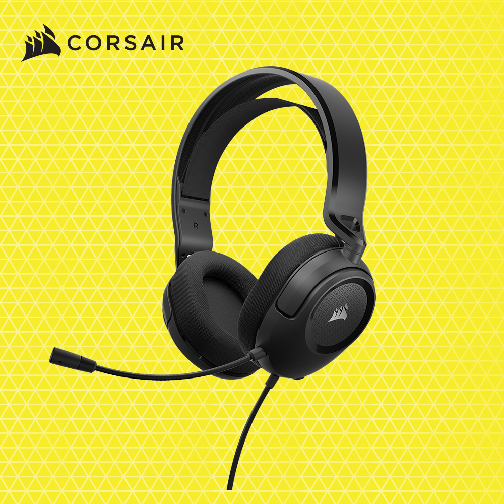 커세어 HS35 V2 게이밍 헤드셋 블랙