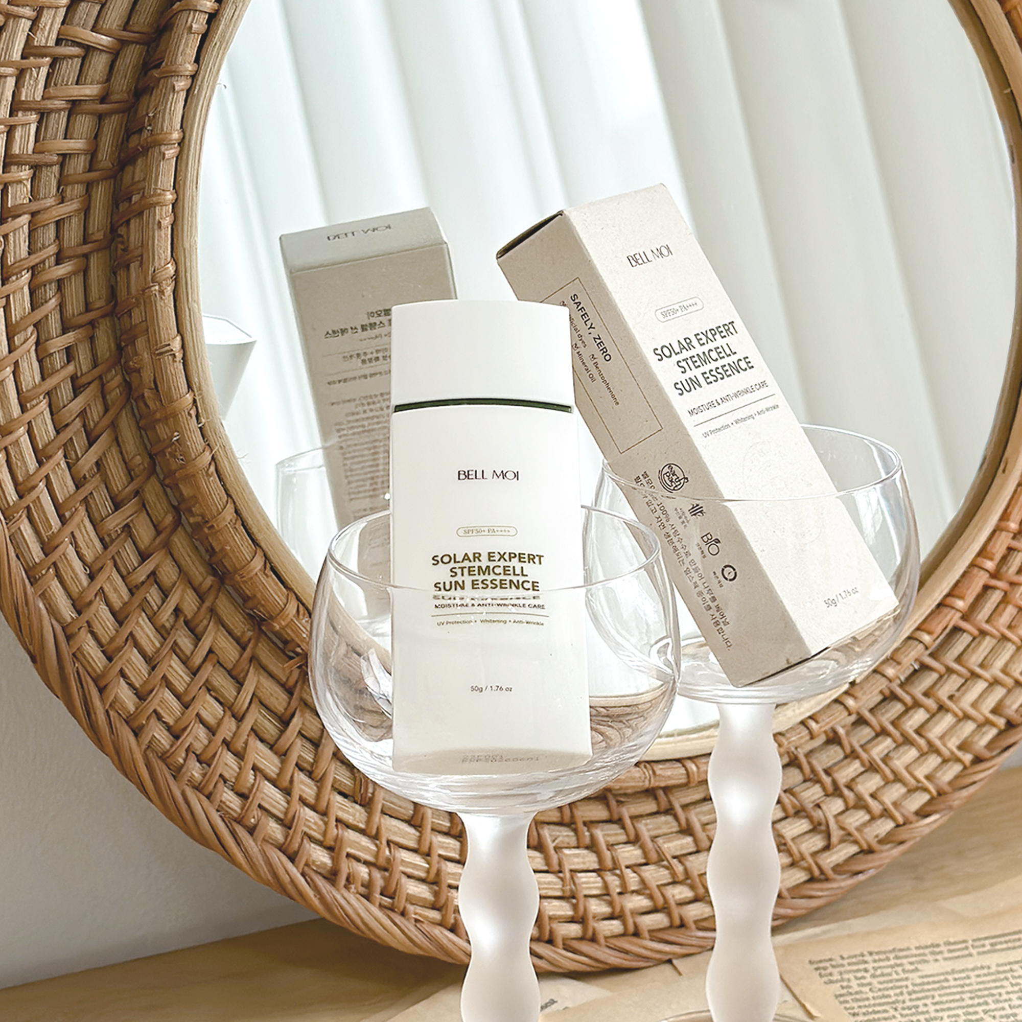 벨모이 솔라 엑스퍼트 스템셀 선에센스, 촉촉한 선크림 50ml, 2개 - 상세 이미지 3