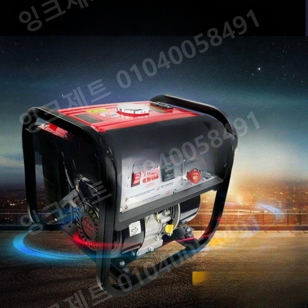 용접발전기 캠핑용 이중전압 가솔린 저소음 고전력 5kw - 상품 이미지