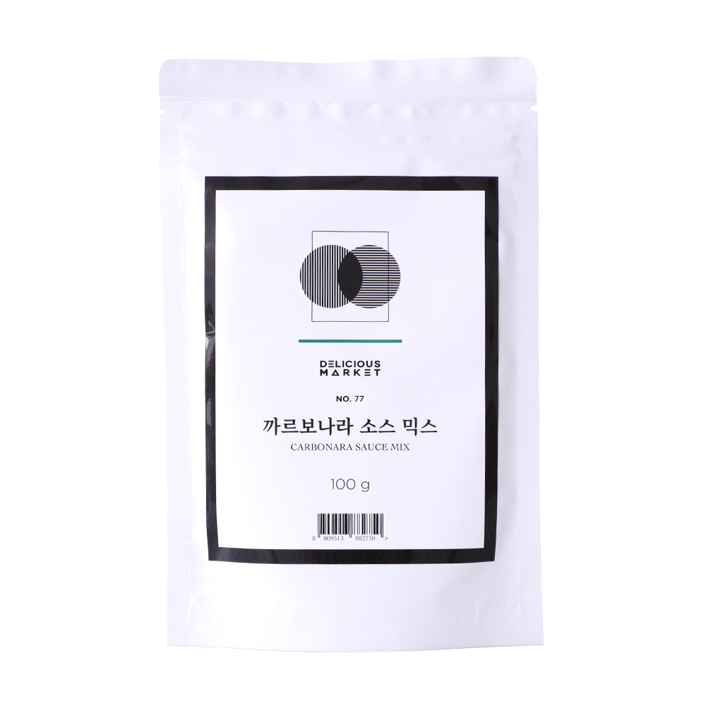 딜리셔스마켓 까르보나라소스 100g 가정용 분말 간편크림소스