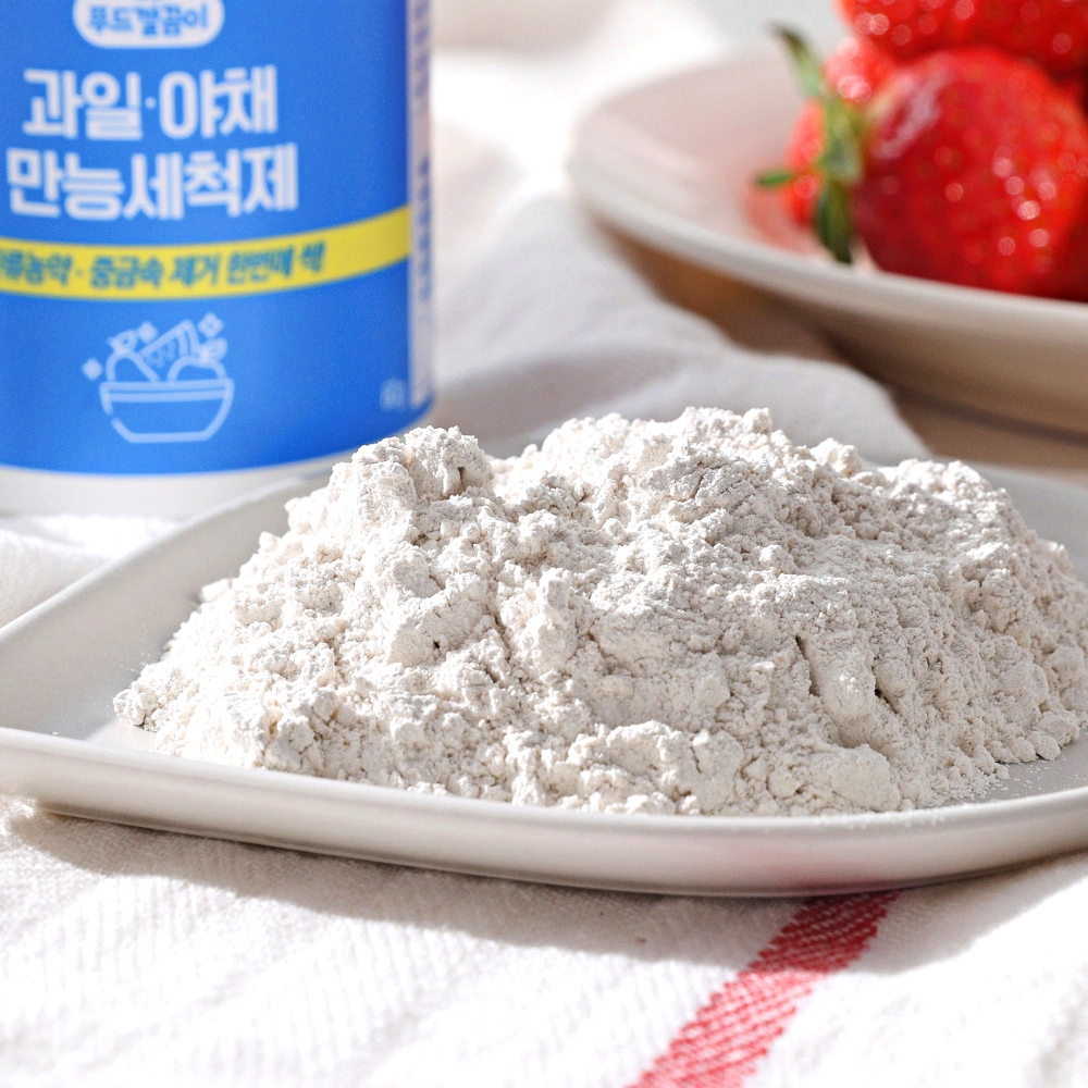 푸드깔끔이 싹잡아킹 3통 주방세제 칼슘파우더 과일세척 과일세정제 잔류농약제거 만능세척제 - 상세 이미지 3