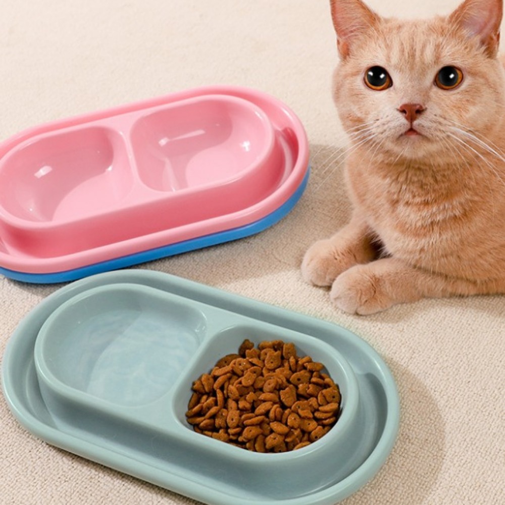 길고양이 대형 밥그릇 길냥이 개미 방지 퇴치 물 사료 그릇 식기