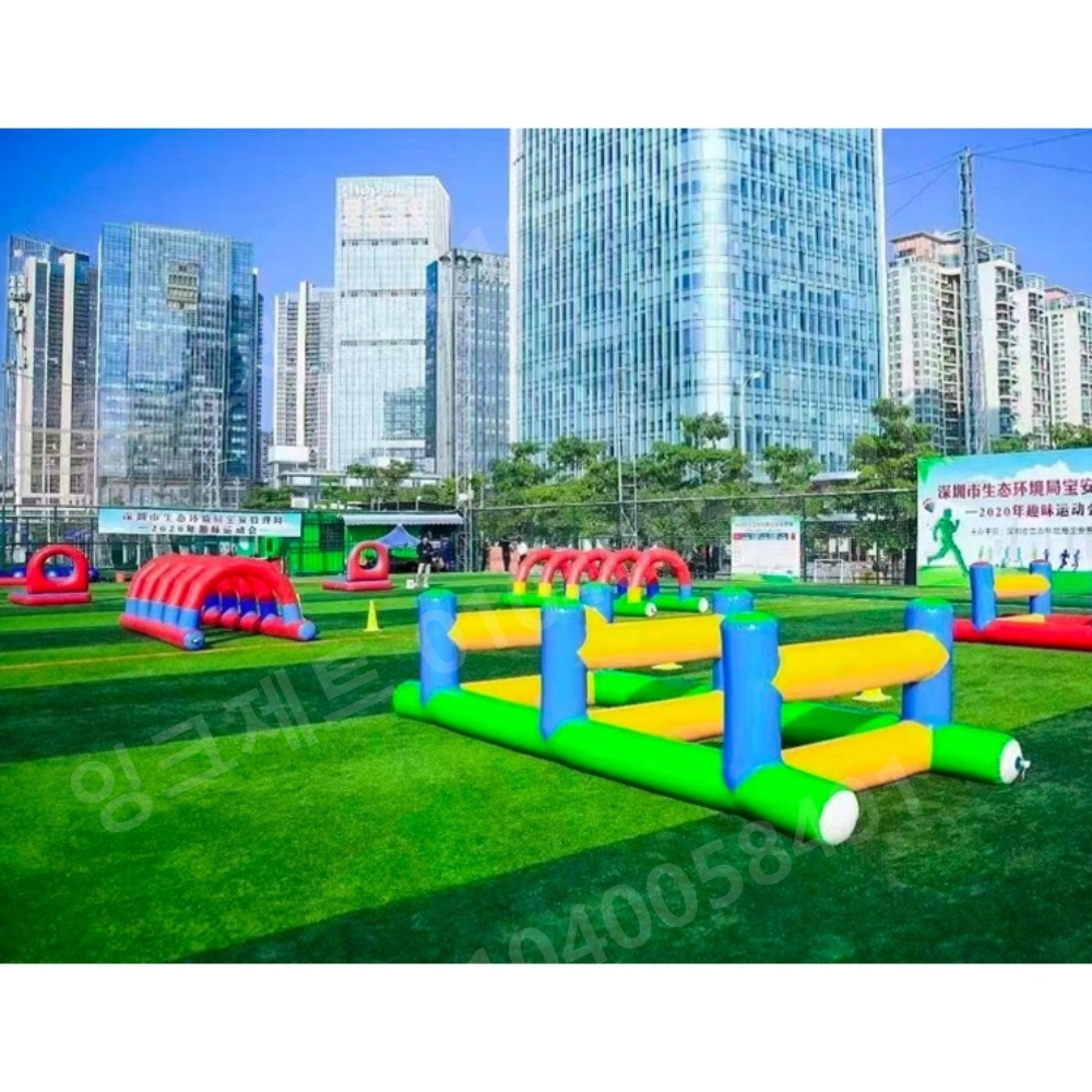 장애물게임 레크레이션게임 에어바운스 허들 점프 스포츠 - 상품 이미지