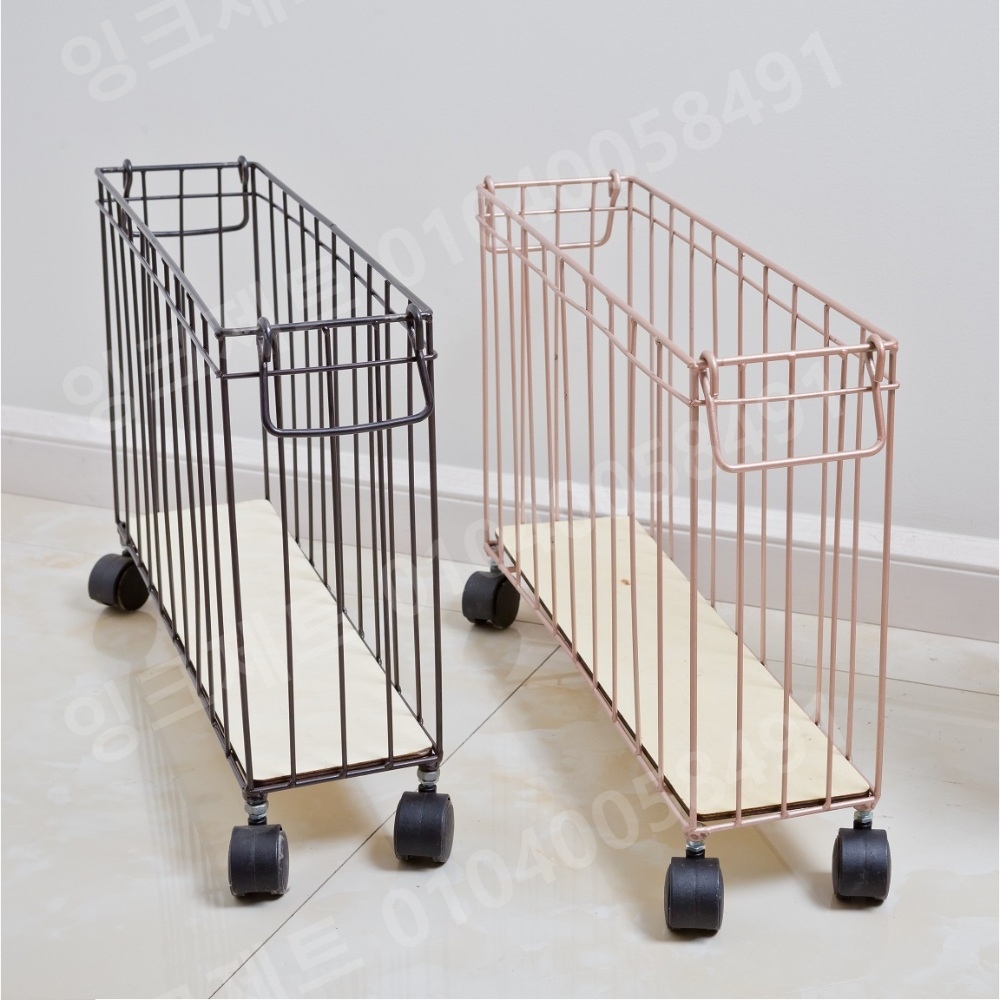 철망 우산꽂이 철제 바구니 책가방 정리대 보관함 수납 - 상세 이미지 2