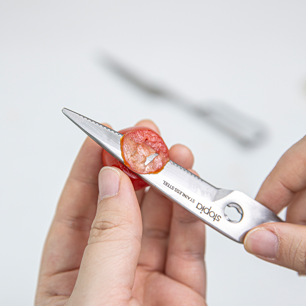 스토피아 올 스텐 분리형 고기 꽃게 캠핑 주방 가위 20cm - 상세 이미지 5