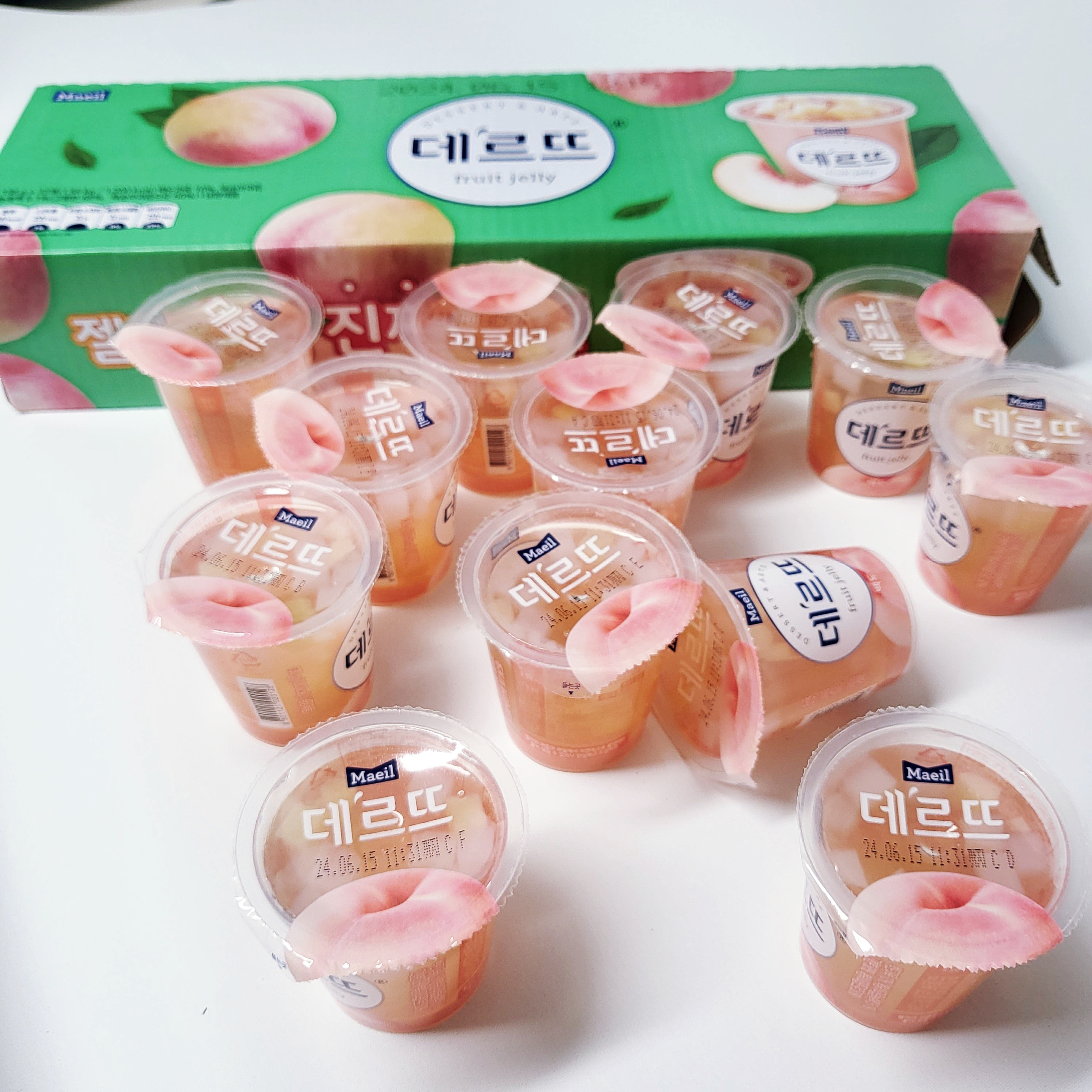 코스트코 매일유업 데르뜨 과일 백도 떠먹는 젤리 130g x 12개 코스트코 이미지 8