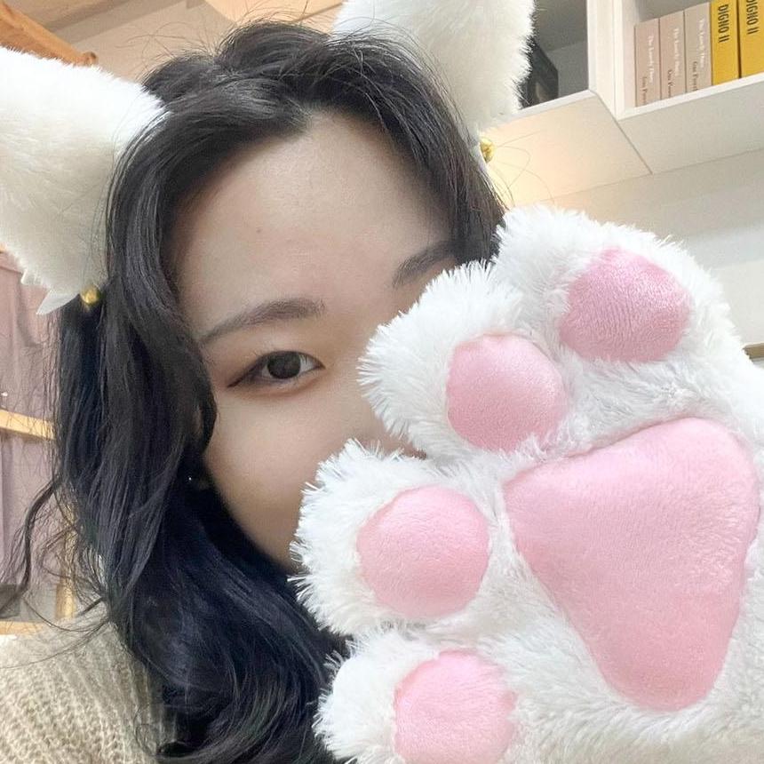 고양이 장갑 손바닥 동물 장갑 귀여운 고양이손 장갑 고양이발 - 상세 이미지 2