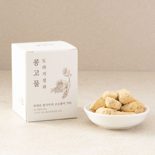 유밀가 수제 도라지정과 3종 선물세트 3개입 상견례선물 결혼식답례품 이바지음식 보자기포장 - 상세 이미지 5