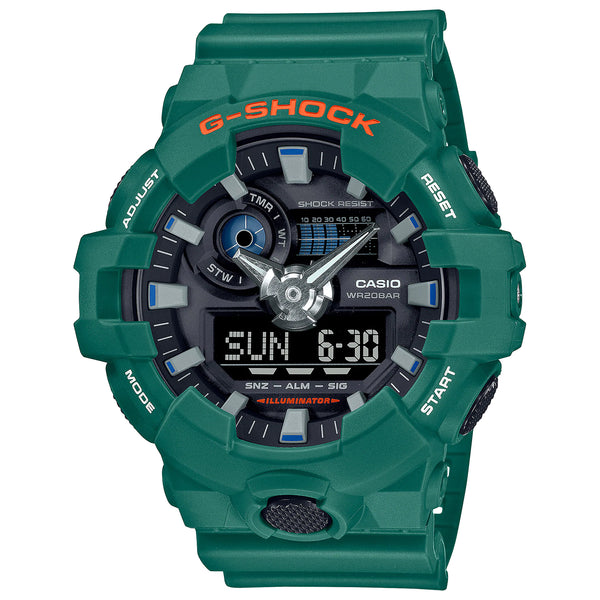 카시오 CASIO  G-SHOCK 남성 맨즈 손목시계 GA-700SC-3A 그린