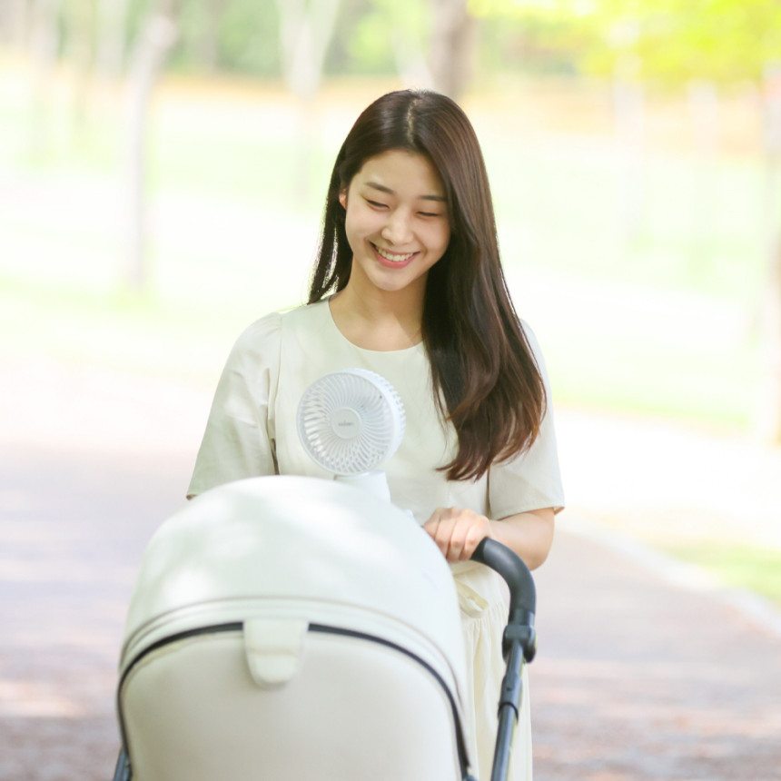끌리젠 유모차 선풍기 아기 휴대용 문어발 거치형