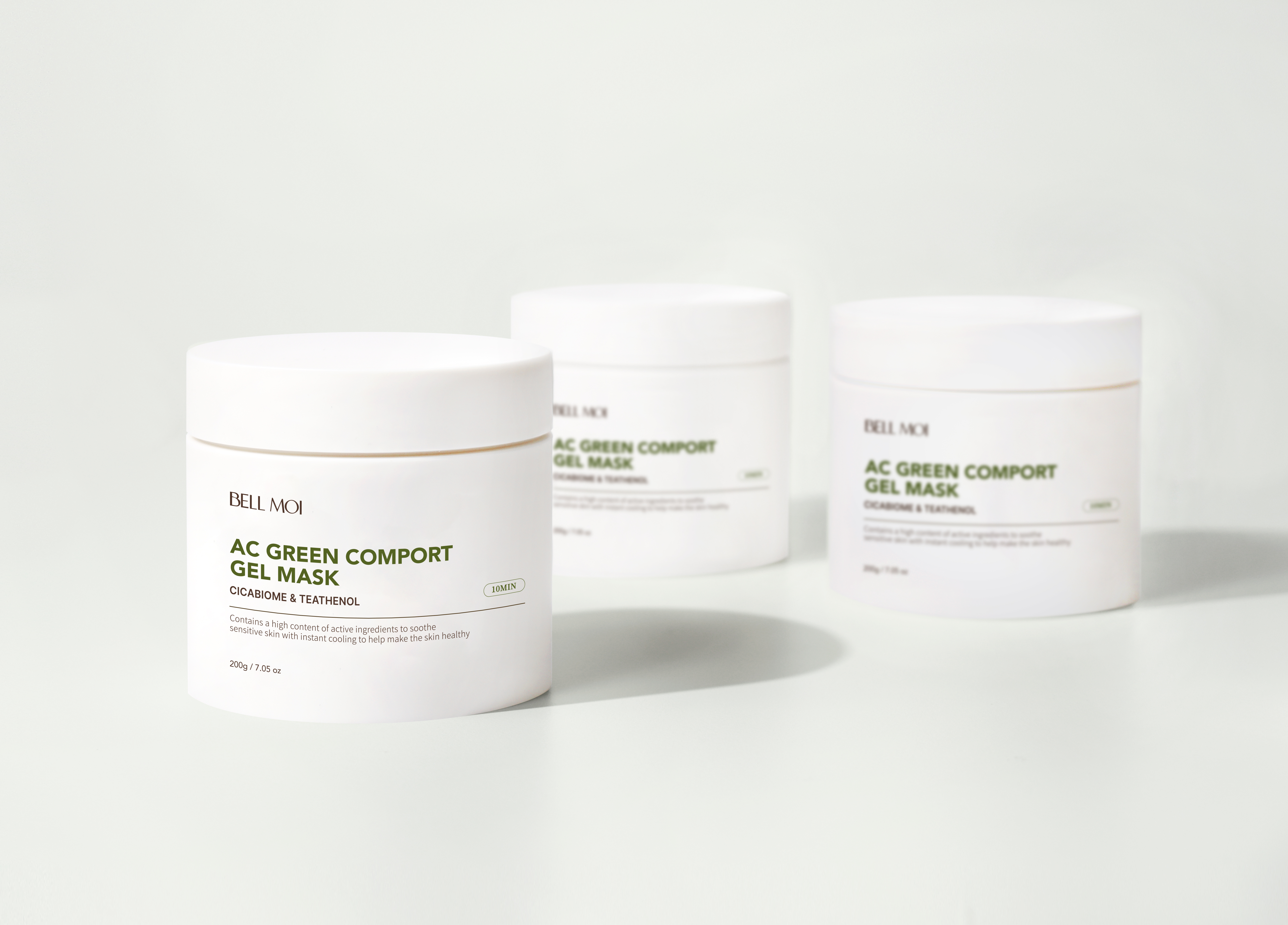 벨모이 AC 그린 컴포트 겔 마스크 200g 피지케어 영양공급 트러블케어 모공케어 압도적 쿨링 유산균 솔루션