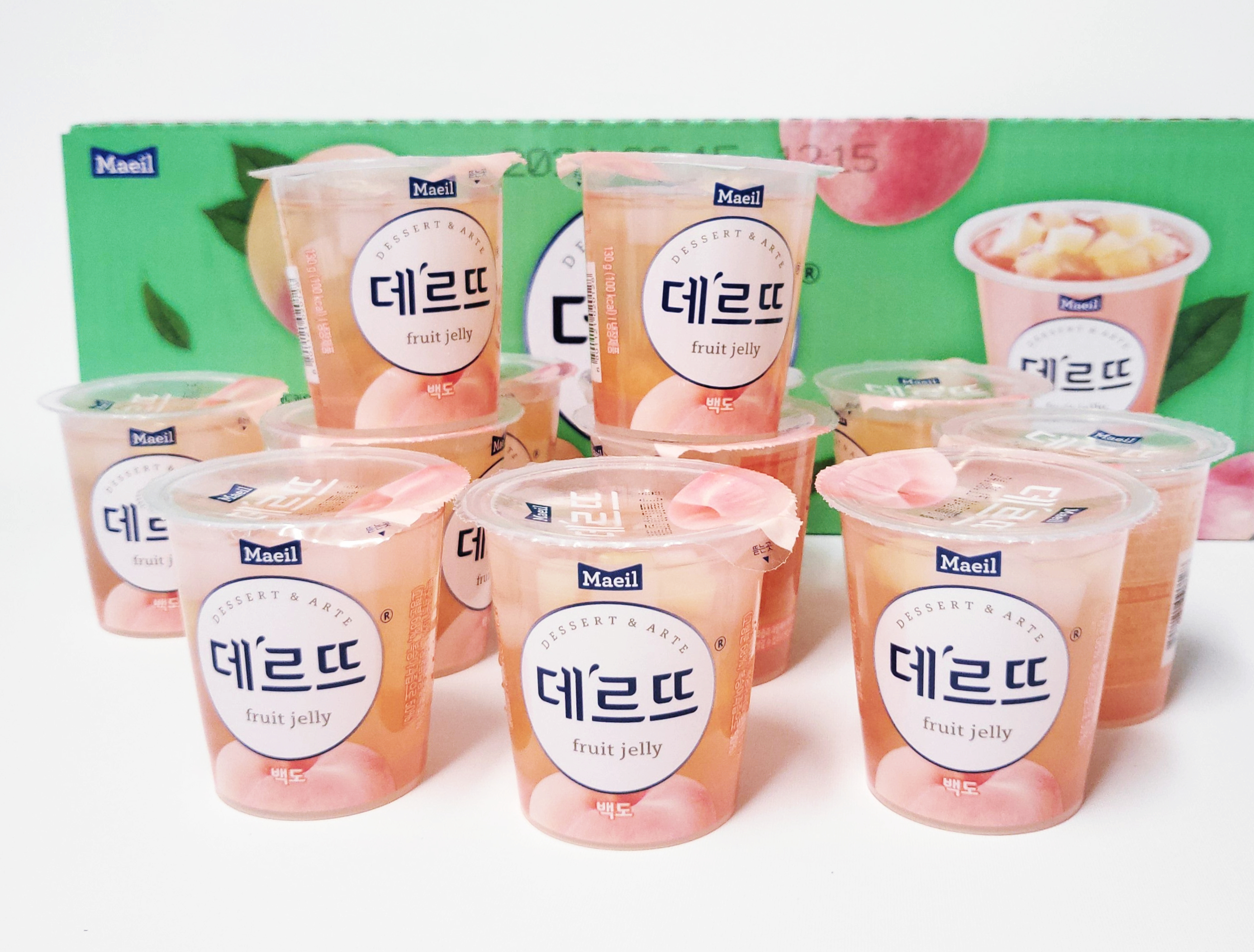 코스트코 매일유업 데르뜨 과일 백도 떠먹는 젤리 130g x 12개 코스트코 - 상품 이미지