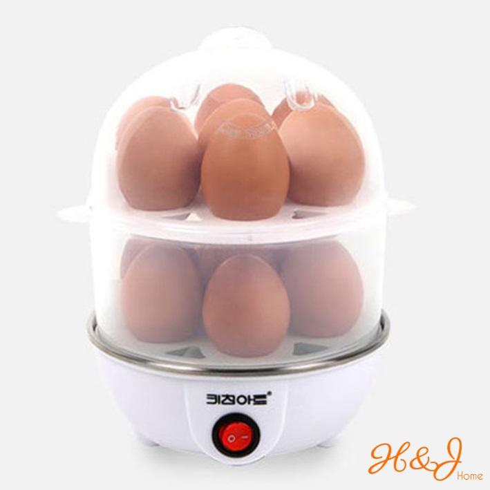 계란 삶기 계란 찌는 기계 에그 쿠커 미니 계란 찜기 - 상품 이미지