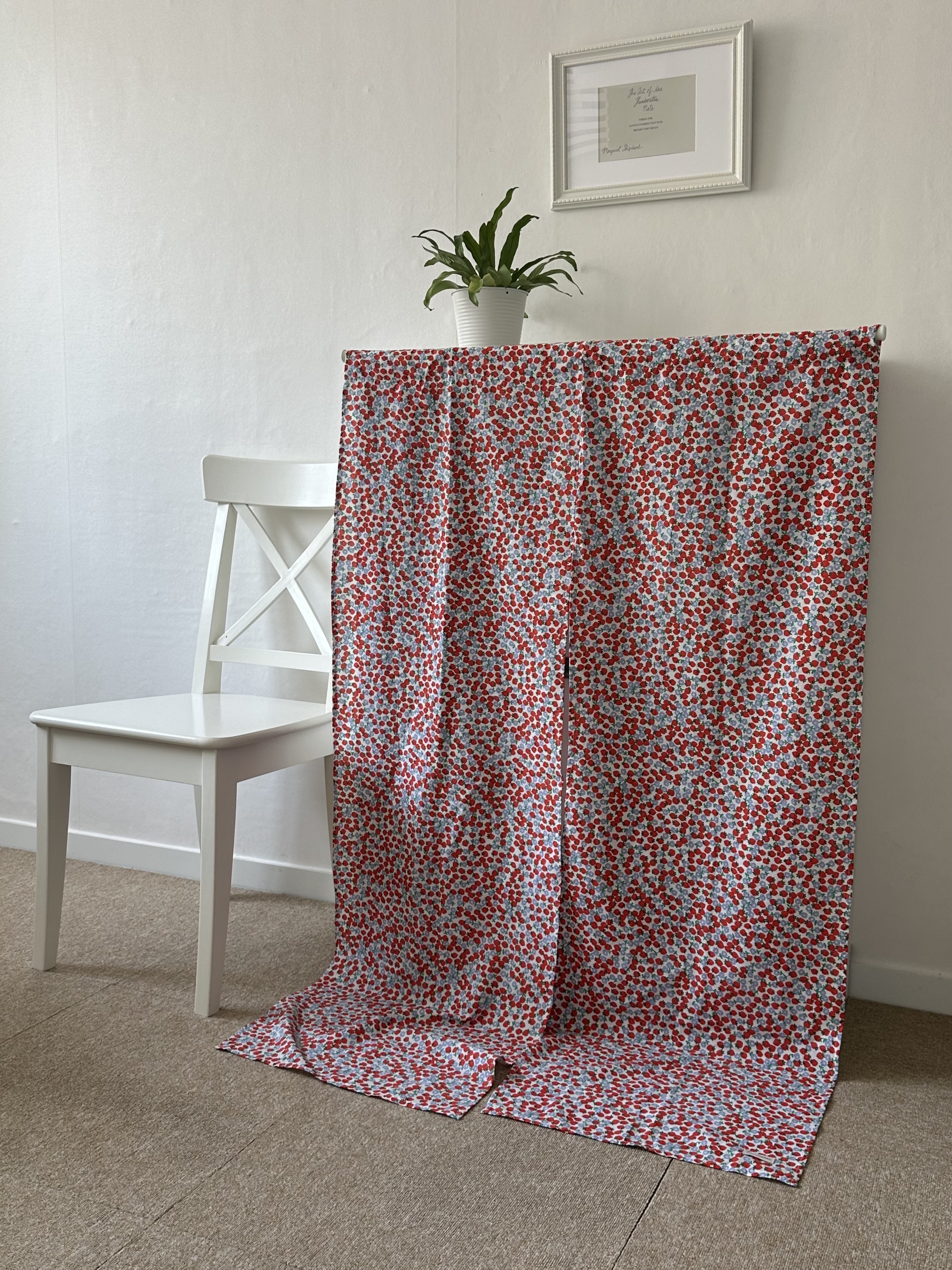 주아 가림막 가리개 바란스 다용도실 현관 주방 커튼(4types)