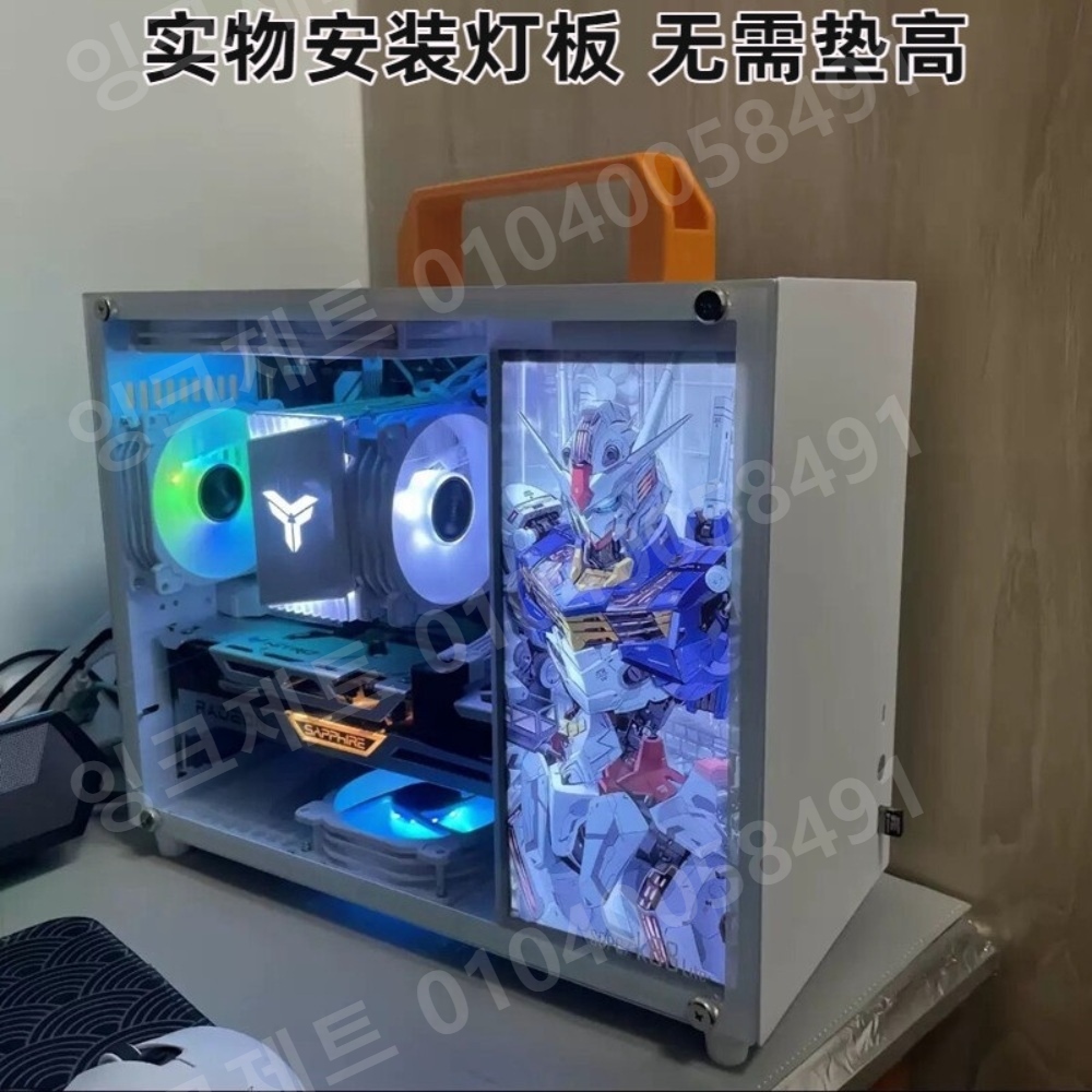 컴퓨터 어항케이스 본체 게이밍 커스텀 PC 미들타워 - 상세 이미지 3