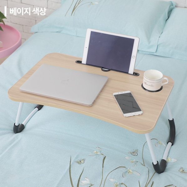 베드테이블 트레이 침대용 접는 독서책상 - 상세 이미지 2