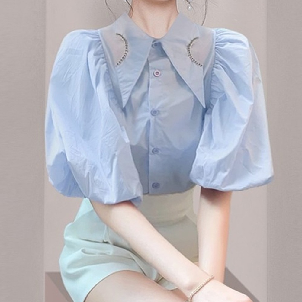 동상이몽 338회 이은형 셔츠 블라우스 하이틴 루즈핏 - 메인 이미지
