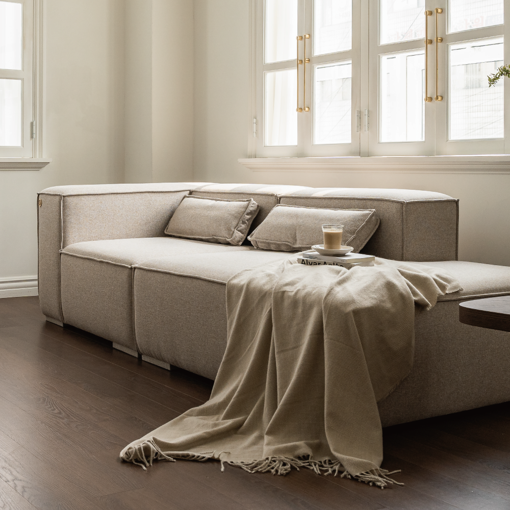 무토 클래시 모듈 3.5인 오픈카우치 패브릭소파