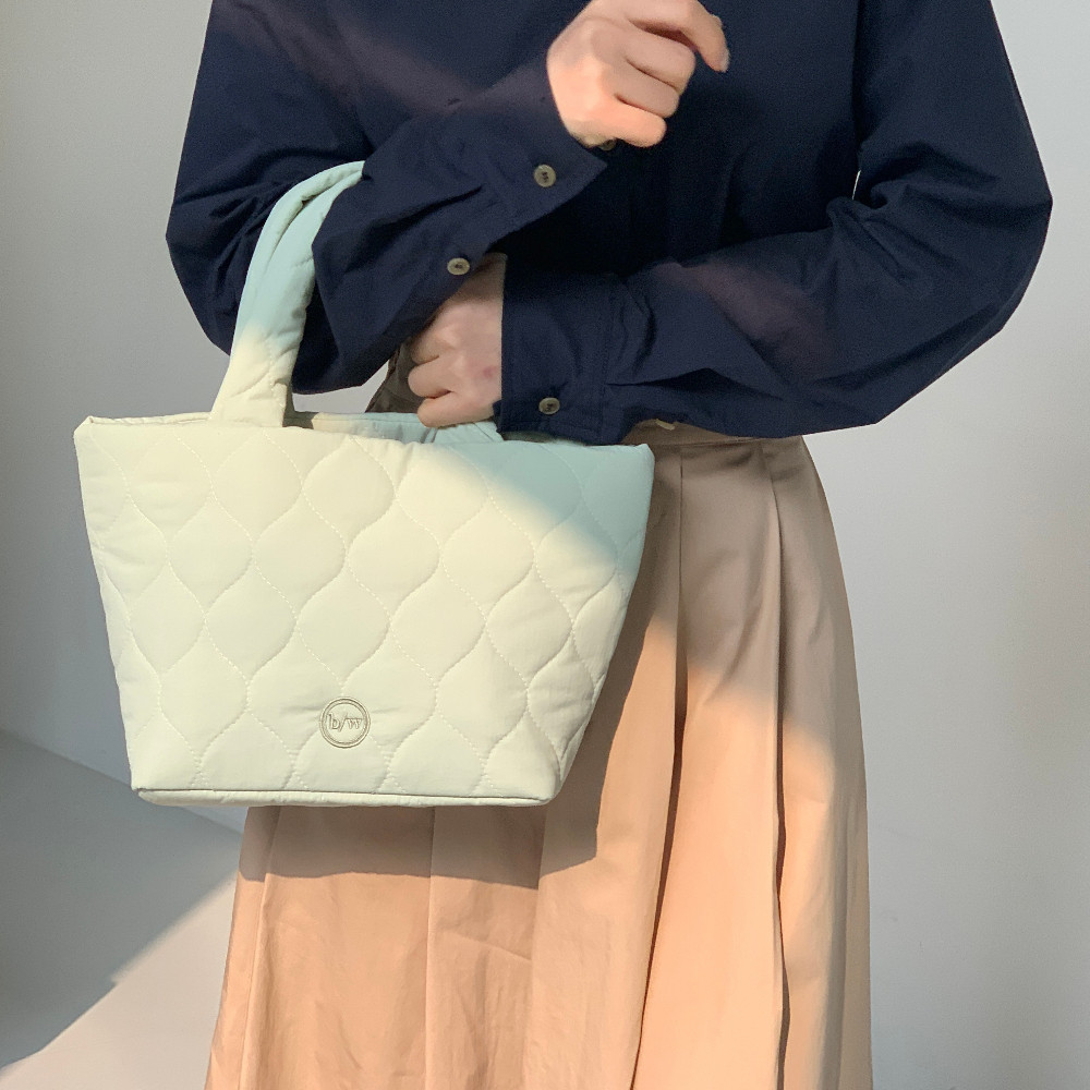 푸딩 토트백 Pudding tote Bag (Cream / Peach / Mint) 이미지 8