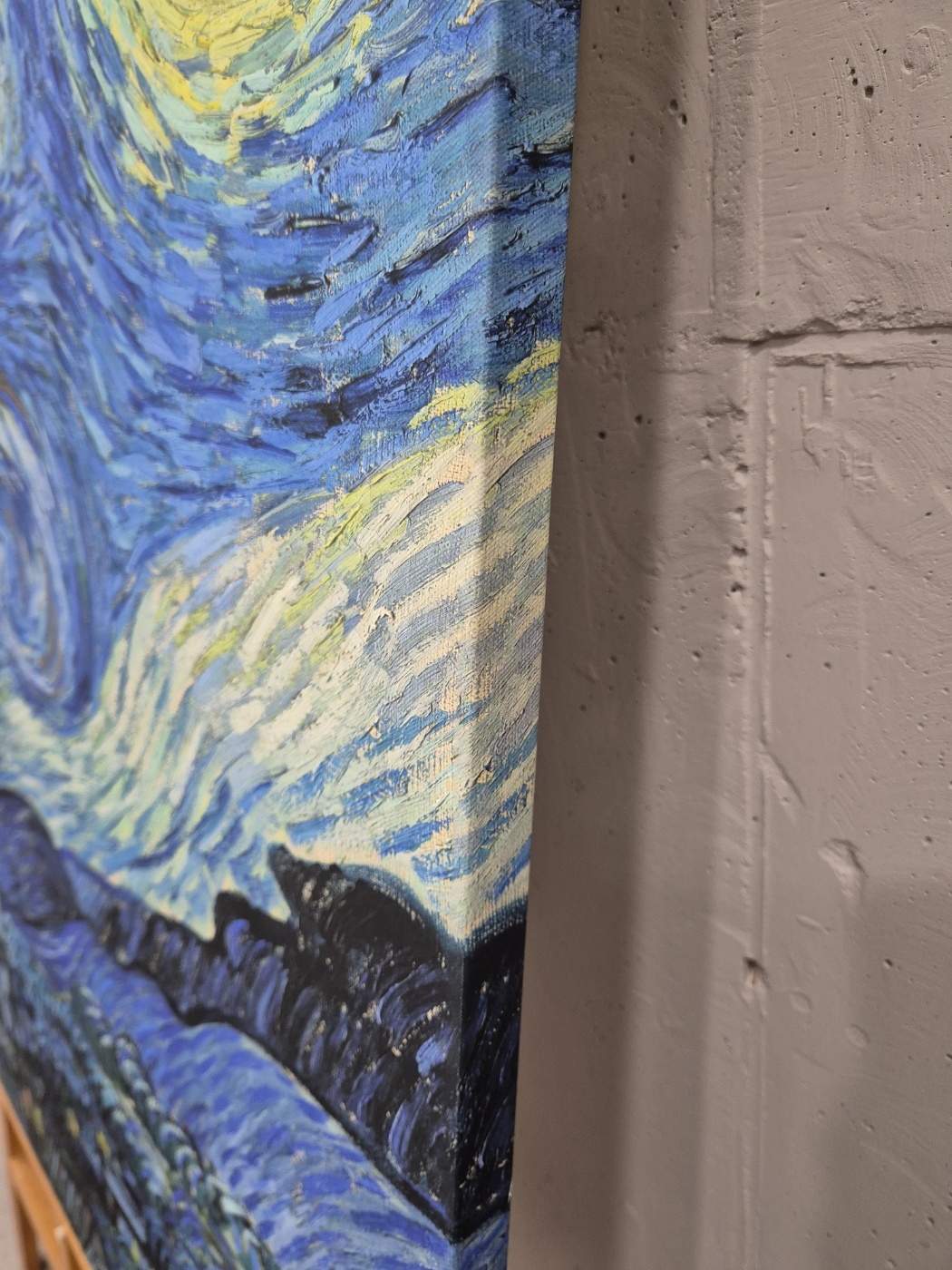 Composition with Large Blue Plane, Red, Black, Yellow, and Gray 캔버스액자 몬드리앙 - 상세 이미지 3