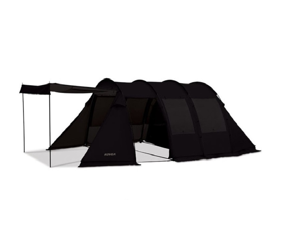 코베아 몬스터 블랙 캠핑 텐트 리빙쉘 터널형 대형 가족 방수 장박