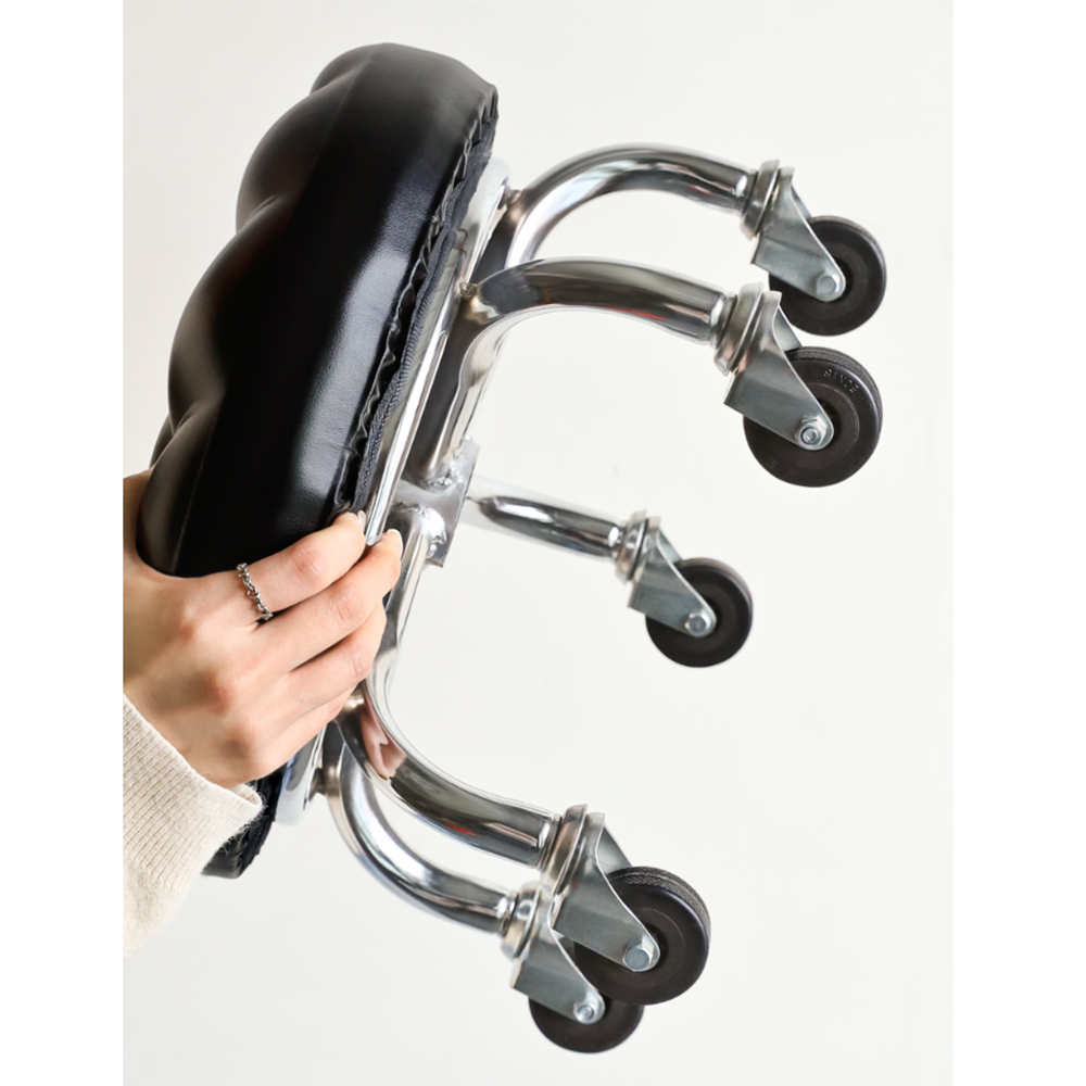 패디시술의자 좌식 바퀴달린 앉은뱅이 낮은 이동식 작업의자