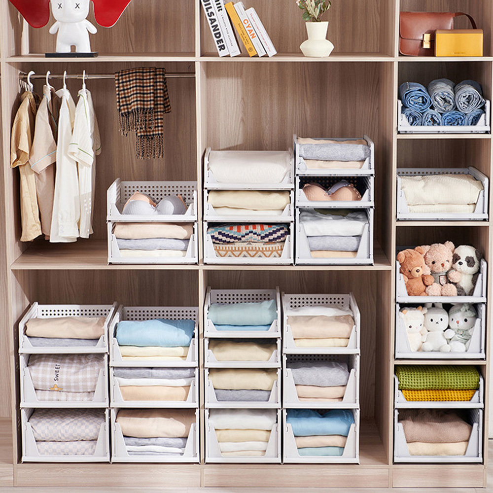 옷정리 트레이 슬라이딩 옷 정리함 일반소형