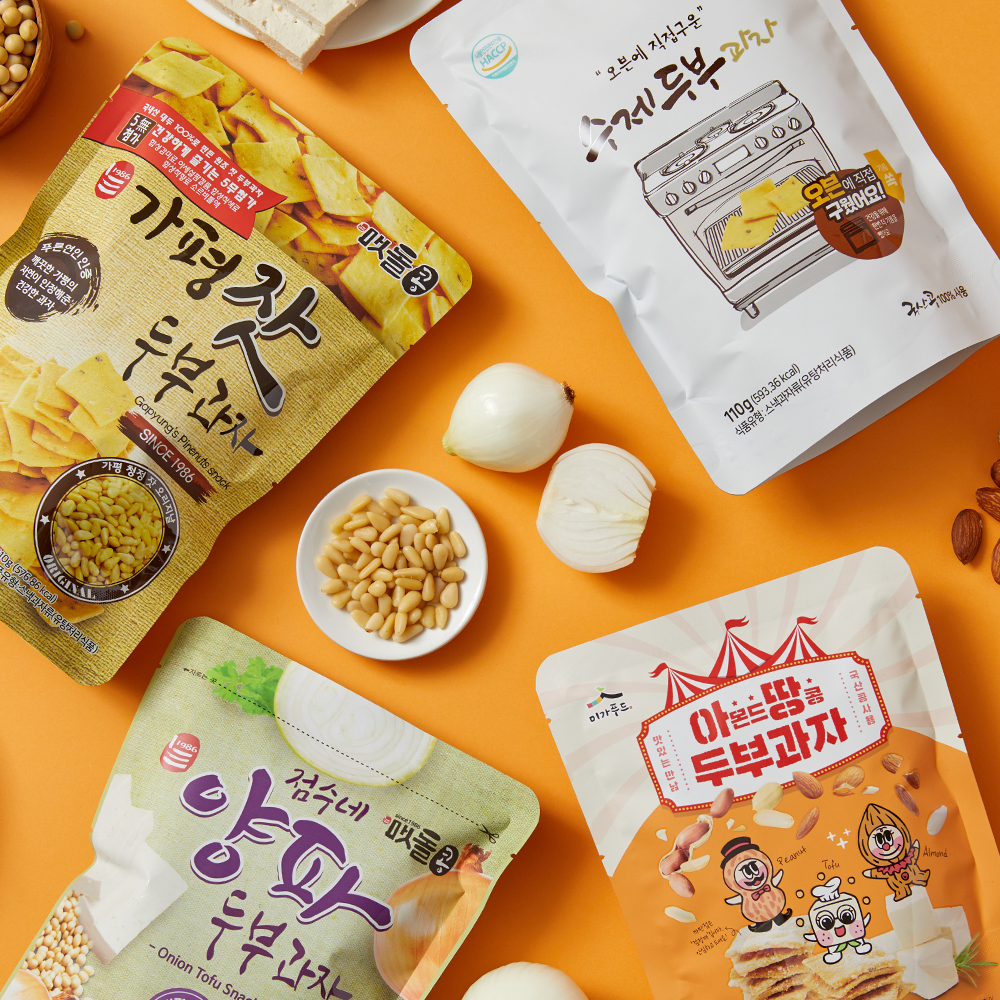 국산 콩으로 만든 수제 두부과자 110g 3팩+3팩 - 상세 이미지 5