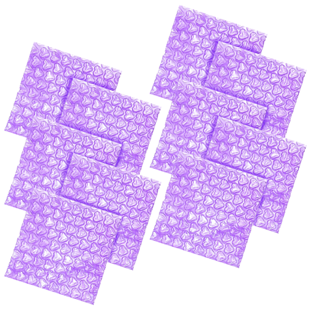 하트 뽁뽁이 에어캡 봉투 소형 선물포장 포카포장 10x10cm 10개 도매 - 상품 이미지