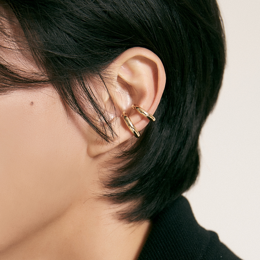 남자 귀찌 이어커프 링 써지컬스틸 귀걸이 귀안뚫는귀걸이