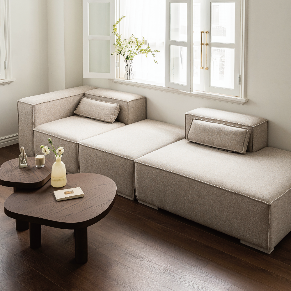 무토 클래시 모듈 3.5인 오픈카우치 패브릭소파