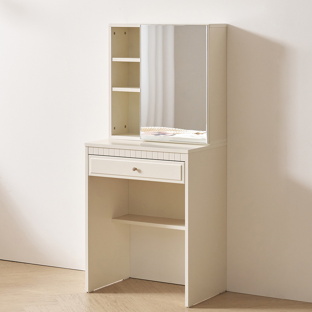 미카엘 600폭 서랍 수납 화장대