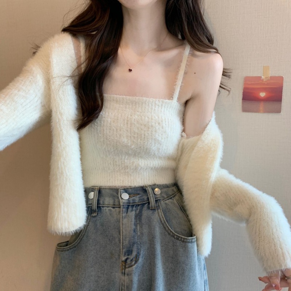 미녀와 순정남 임수향 박도라 가디건 나시 세트 힙한 섹시한 - 상품 이미지