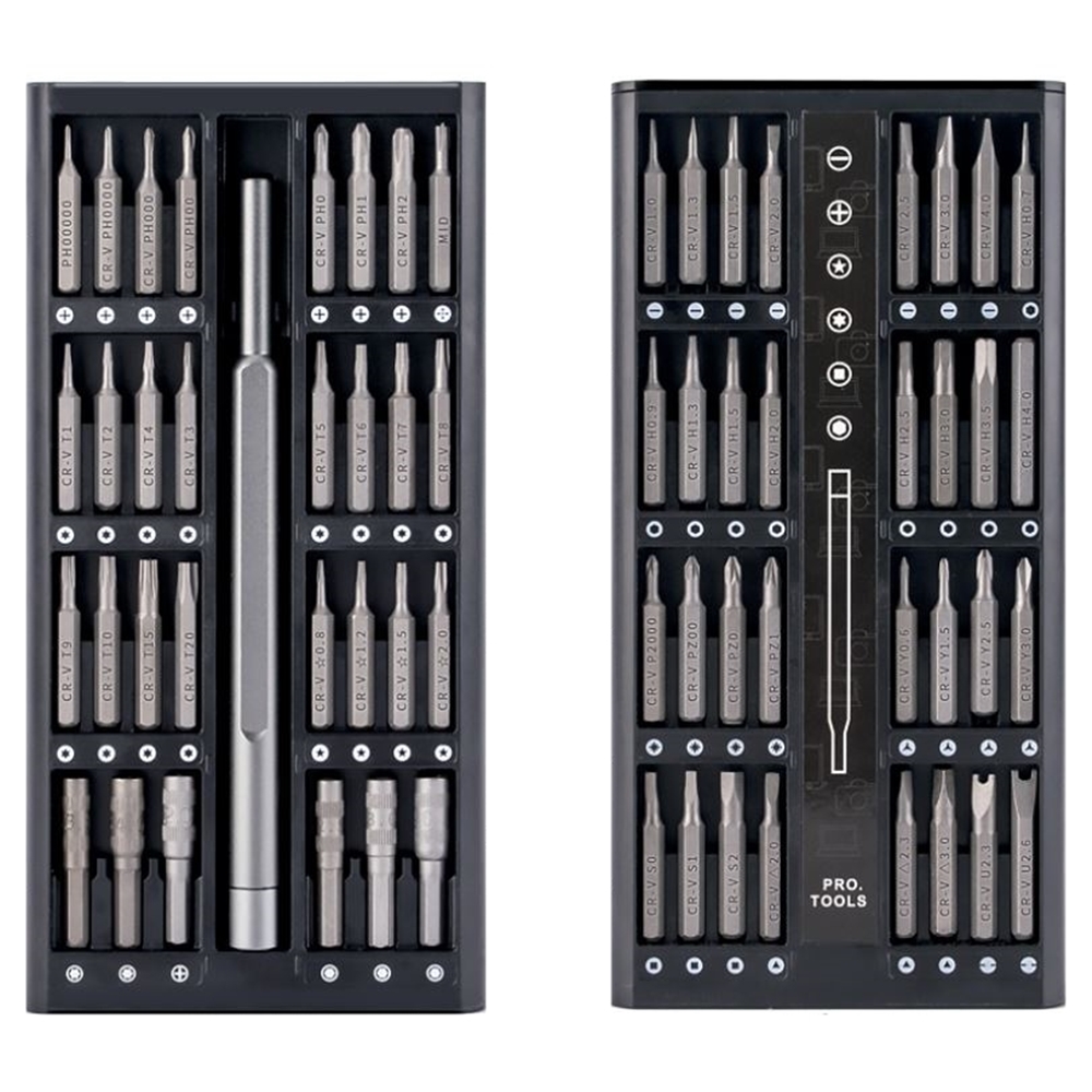 정밀드라이버 62P 일자 십자 별모양 삼각 육각 드라이버 이미지 2