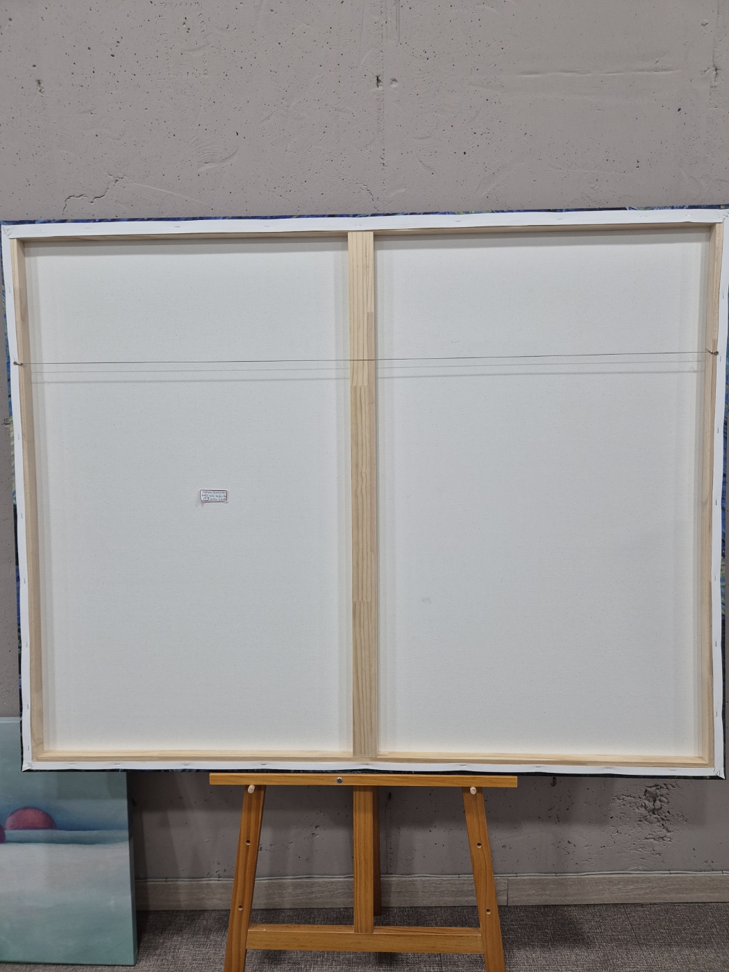 Composition with Large Blue Plane, Red, Black, Yellow, and Gray 캔버스액자 몬드리앙 - 상세 이미지 4