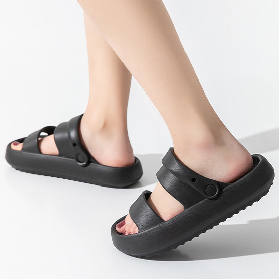 남녀공용 커플 샌들 슬리퍼 (푹신한 발편한 쿠션 여름)